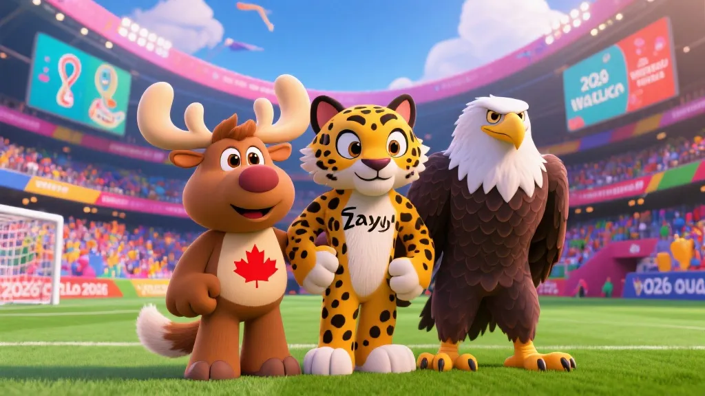 揭秘2026世界杯吉祥物：Maple、Zayu与Clutch背后的文化密码与狂欢寓意